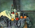 Bouteille de menthe poivrée Nature morte Paul Cézanne